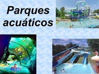 Parques
acuáticos
 