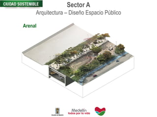Sector A
Arquitectura – Diseño Espacio Público
Arenal
 