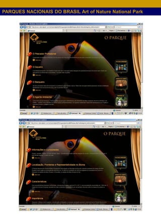 PARQUES NACIONAIS DO BRASIL Art of Nature National Park
 