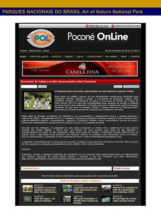 PARQUES NACIONAIS DO BRASIL Art of Nature National Park
 