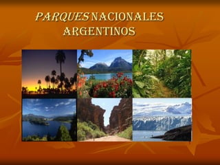 PARQUES NACIONALES ARGENTINOS 