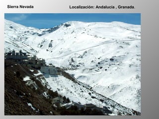 Sierra Nevada Localización: Andalucía , Granada.