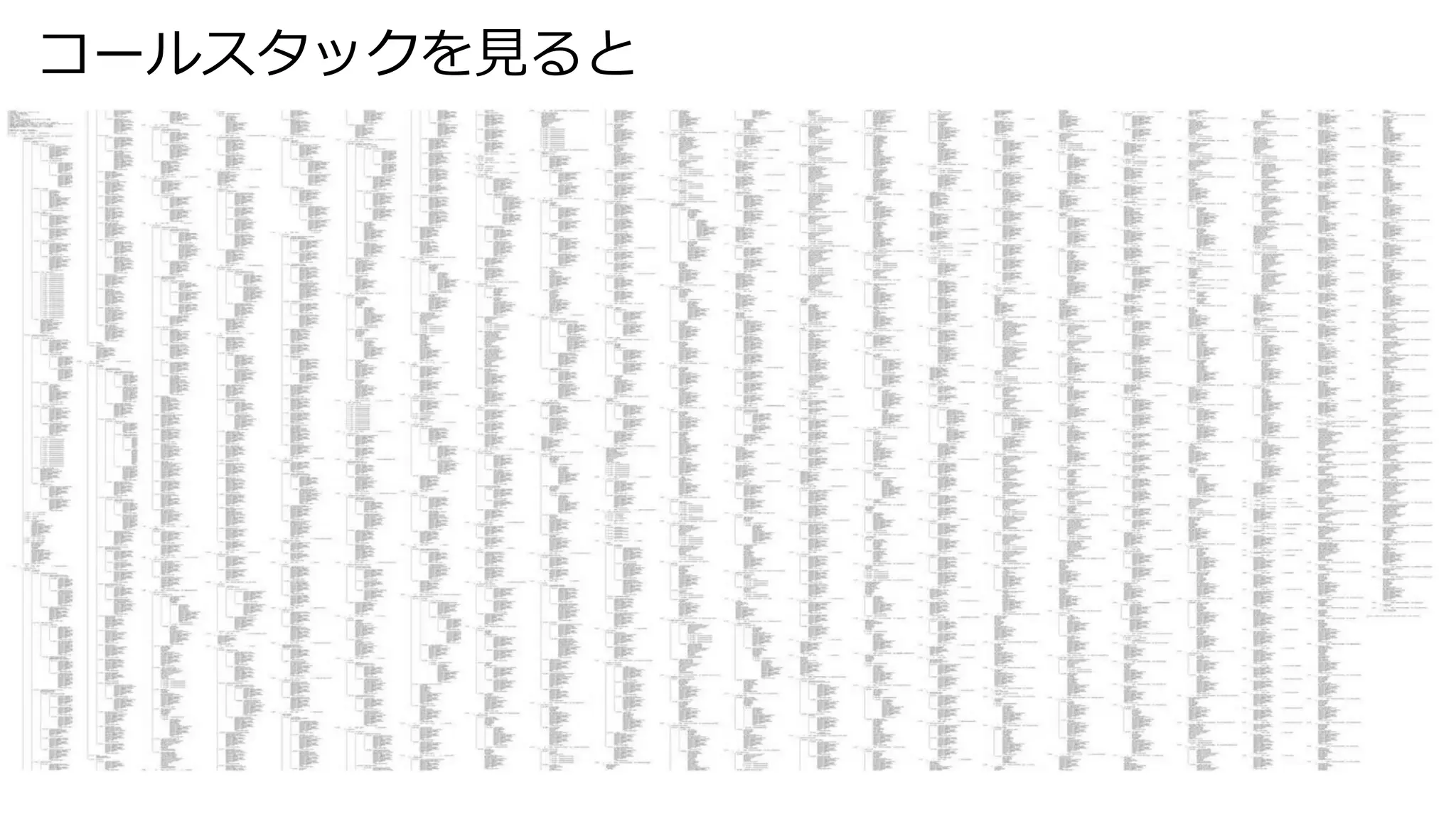 コールスタックを見ると
 