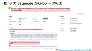 HDFS  datanode Υǩ`ܞ
: https://issues.apache.org/jira/browse/HDFS-281
 