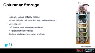 Parquet Strata/Hadoop World, New York 2013 | PDF