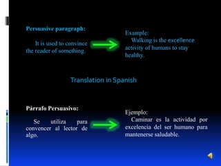 Fos Inles Parrafos en ingles | PPTX