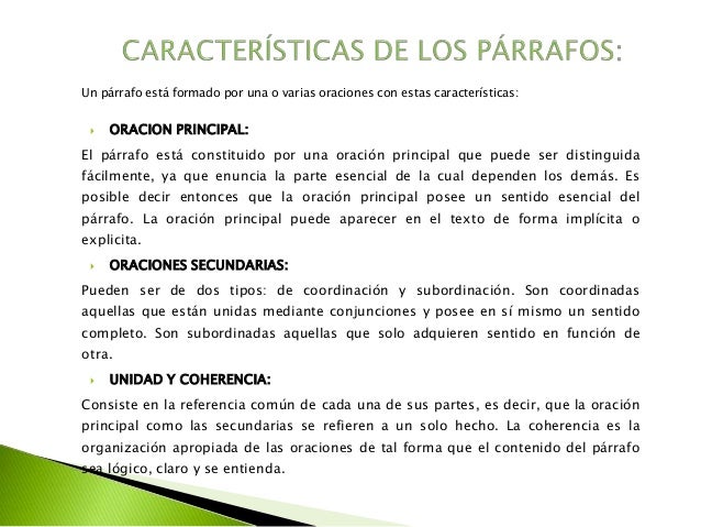 TRABAJO SOBRE EL PÁRRAFO. LENGUAJE Y COMUNICACIÓN. PROF KARIM