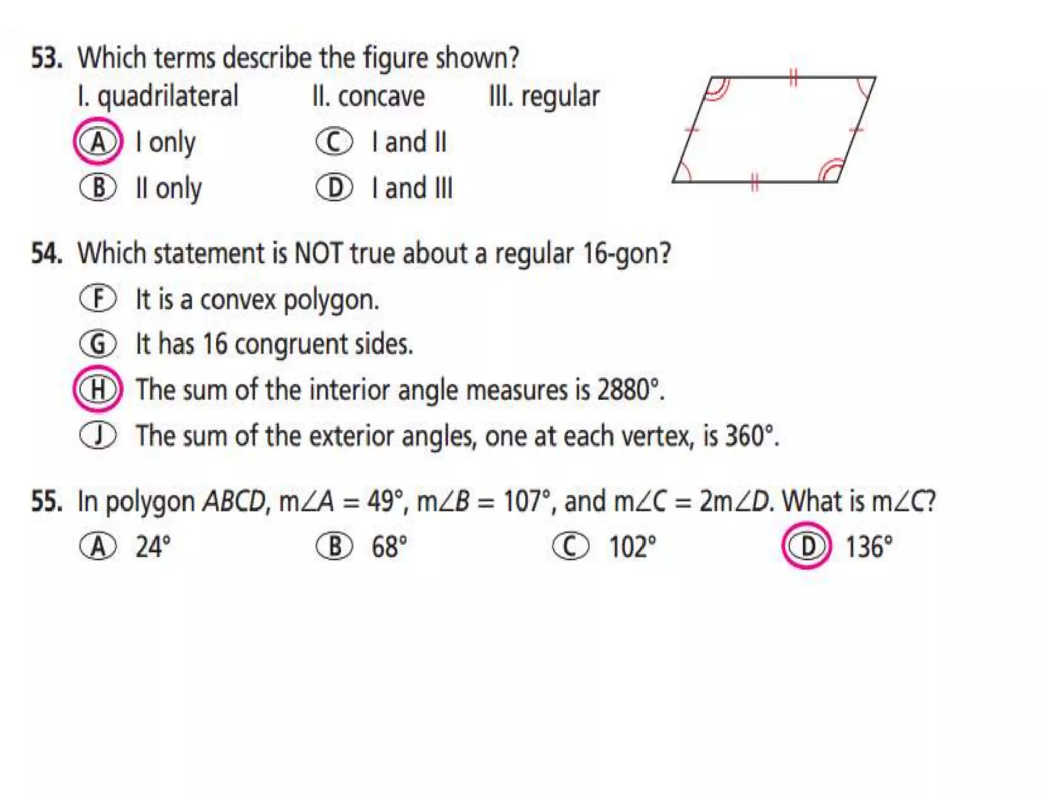 Parralelogram day 1 with answersupdated
