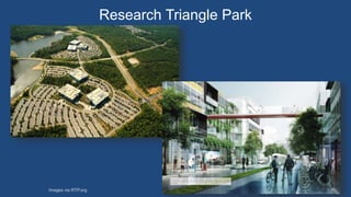Images via RTP.org
Research Triangle Park
 