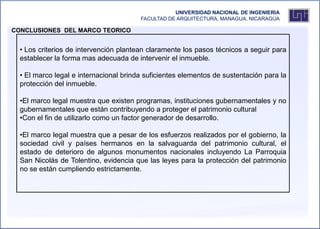 UNIVERSIDAD NACIONAL DE INGENIERIA
                                        FACULTAD DE ARQUITECTURA, MANAGUA, NICARAGUA

C...