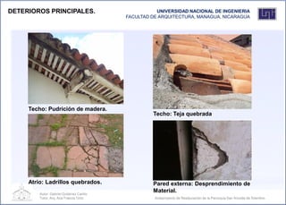 DETERIOROS PRINCIPALES.                                UNIVERSIDAD NACIONAL DE INGENIERIA
                                ...