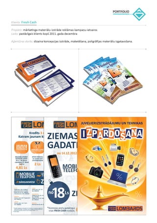 PARS ADVERT reklāmas aģentūras portfolio