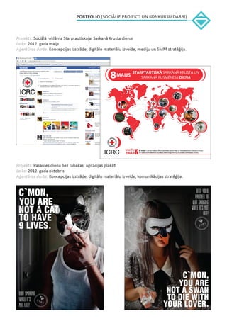 PARS ADVERT reklāmas aģentūras portfolio