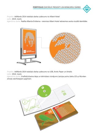 PARS ADVERT reklāmas aģentūras portfolio