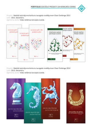 PARS ADVERT reklāmas aģentūras portfolio