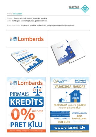 PARS ADVERT reklāmas aģentūras portfolio