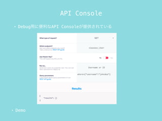API Console
? Debugä˱API ConsoleṩƤ
? Demo
 