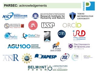 PARSEC: acknowledgements
 