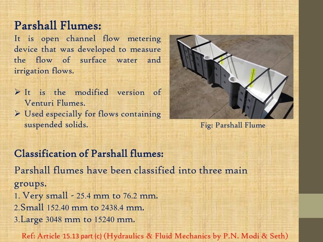 Parshall flume by ali hossain rafi | PDF