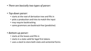 Top Most Parser Parsing | PPT