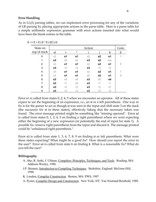 Parsing example | PDF | Programming Languages | Computing