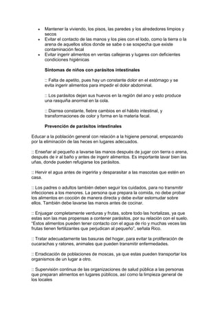 ParáSitos Intestinales