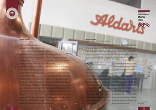 Uzņēmumu
                                                                                                                                                                                                                                                                             vidējais sniegums
                                                                                                                                                                                                                                                                             Darba
                                                                                                                                                                                                                                                                             vide

                                                                                                                                                                                                                                                                             68%

     Tomass Panteli,                                                                                                                 Marina Kozlova,
     AS Aldaris izpilddirektors                                                                                                      AS Exigen Services Latvia Komunikācijas speciāliste

         Sakārtota darba vide ir ārkārtīgi bū-                                                                                          360 grādu novērtējumu Exigen Services Latvia sāka ieviest pagājušā gada vidū, kā pirmos šajā procesā iesaistot augstākā
     tiska, lai uzņēmums veiksmīgi funkcionētu.                                                                                      un vidējā līmeņa vadītājus. 360 grādu novērtēšanas metodi izvēlējāmies, jo vēlējāmies objektīvi novērtēt vadītāju stiprās
     To ir pierādījuši vairāki pētījumi, ka tieši darbi-                                                                             puses un identificēt īpašības, ko nākotnē vajadzētu attīstīt. 360 grādu novērtējums atšķiras ar to, ka liela loma ir ne tikai
     nieku lojalitāte un informētība ved uzņēmumu pretī                                                                              paša novērtējamā darbinieka viedoklim vai vadītāju vērtējumam, bet arī kolēģu un padoto atgriezeniskai saitei. Tā kā
     panākumiem. Neviens uzņēmums ilgtermiņā nevar                   savus tiešos                                                    uzskatām, ka tieši vidējā līmeņa vadītāji ir tie, kuri vislielākajā mērā sekmē uzņēmuma izaugsmi un motivē darbiniekus,
     sasniegt labus rezultātus, ja darba vide būs nepiemērota        vadītājus, paužot                                               pirmkārt, domājām tieši par vadītāju novērtēšanu, tomēr plānojam pakāpeniski paplašināt iesaistīto darbinieku loku.
     uzņēmuma darbiniekiem un viesiem, ja darbinieki savās           savu viedokli par nepie-                                           Parasti darbinieku vērtēšanu veicam ar uzņēmuma speciālistu palīdzību. Arī šoreiz kandidātu atlasi un rezultātu apko-
     darba vietās jutīsies nomākti un izjutīs diskomfortu.           ciešamajiem uzlabojumiem vadī-                                  pošanu un izmantošanu galvenokārt veicām paši, pieaicinot ārējos ekspertus, kas sniedza konsultācijas, veica pārrunas
     Ikvienam uzņēmumam jāapzinās, ka tieši darbinieki ir            bas organizācijā u.tml.                                         un darbinieku novērtēšanu ar savu metodoloģiju, tikai kā papildu resursu. Dažāda veida novērtējumi darbiniekos bieži
     katra uzņēmuma pamatvērtība, lai ražotu kvalitatīvu                  Tāpat mēs organizējam ikmēneša telekon-                    vien rada bažas, tomēr mūsu uzņēmumā vienmēr augsti tiek vērtētas jaunas iniciatīvas un to sniegtās iespējas, tāpēc
     produkciju un sniegtu kvalitatīvu servisu klientiem un          ferenci, kurai var pieslēgties ikviens darbinieks. Tas          vadītāji bija ļoti pretimnākoši un aktīvi iesaistījās novērtējuma anketu aizpildīšanā.
     sadarbības partneriem.                                          ļauj darbiniekiem uzzināt visu aktuālo informāciju par
         Darba vides uzlabošana īpaši būtiska ir ekonomiskās         uzņēmumu, kā arī sniedz iespēju uzdot jautājumus
     krīzes laikā, ko piedzīvoja arī Latvijas uzņēmēji. Ekono-       uzņēmuma vadībai.                                               Inga Kola,                                                                010. gada darbinieku viedokļu aptaujā 78% ir piekritu-
     miski sarežģītā laikā svarīgi ir saglabāt labākos darbiniekus        Savukārt Zaļā mēneša ietvaros, kas notiek aprīlī,          AS Latvenergo Personāla vadības direktore                            ši, ka uzņēmums dod iespējas pilnveidot zināšanas, lai labi
     un ekspertus, lai nodrošinātu veiksmīgu uzņēmuma                uzņēmuma darbinieki sakopj gan savu darba vietu, gan                                                                                 un kvalitatīvi veiktu darba pienākumus. Darbinieku attīstība
     darbību. Un darba vides sakārtošana, protams, ir viens          kādu stūrīti uzņēmuma teritorijā. Tostarp darbinieki tiek           Motivēti darbinieki ir uzņēmuma sasniegumu un kon-               Latvenergo koncernā notiek divos virzienos:
     no primārajiem uzdevumiem, kam pievērst uzmanību,               aicināti nākt klajā ar idejām un ierosinājumiem, kā vēl         kurētspējas pamats. Tomēr, lai arī par galveno motivācijas           • kvalifikācijas uzturēšana reglamentētajās nozarēs,
     jo darbiniekiem tas ir būtisks kritērijs, izvēloties darba      uzlabot darba vidi Aldarī.                                      faktoru tradicionāli uzskata monetāros motivācijas veidus,           • darbinieku kompetenču attīstība.
     vietu. Saskaņā ar šādu taktiku darbojāmies arī mēs, un tā            Galvenais ieguvums, ko sniedz sakārtota darba vide –       izpētot ikgadējo darbinieku viedokļu aptauju rezultātus, ir               Darbinieku attīstības nodrošināšana katru gadu tiek
     veiksmīgi sevi ir attaisnojusi, jo ļāvusi mums arī ekonomiski   tā uzlabo uzņēmuma efektivitāti, jo daudzas lietas iespē-       redzams, ka ne mazāk svarīgi motivācijas faktori ir iekšējais        sistemātiski plānota, par pamatu ņemot ikgadējo darbinieku
     sarežģītos apstākļos strādāt ar peļņu.                          jams izdarīt ātrāk un kvalitatīvāk. Turklāt daudzos procesos    mikroklimats, darba vide un attīstības iespējas, kas jo lielāku      attīstības pārrunu rezultātus, izvērtējot uzņēmuma vajadzī-
         Izveidot pārdomātu un sakārtotu darba vidi nav              ir iespējams iesaistīt darbiniekus, kas veicina viņu izpratni   nozīmi iegūst apstākļos, kad nav iespējams pietiekoši plaši iz-      bas un darbinieku novērtējumu. Regulāri tiek veikts arī ie-
     viegli. Tas prasa gan laiku, gan investīcijas. Nav iespējams    par procesiem uzņēmumā. Ieguvumus nav iespējams                 mantot monetārās motivācijas veidus. Latvenergo koncerna             priekšējo mācību efektivitātes novērtējums, tiek vērtēts, vai
     vienā dienā izmainīt darba vidi, jo ir jāsaprot, ka darba       novērtēt īstermiņā. Ir jāpaiet zināmam laikam, lai tos          uzņēmumiem ir svarīgi ieguldīt līdzekļus darbinieku attīstībā,       mācības ir devušas gaidīto rezultātu. Šo rezultātu analīze un
     vidi veido ne tikai iekārtas, modernās tehnoloģijas,            varētu pamanīt. Mēs tikai tagad redzam pirmos vērā              jo tas sniedz labumu gan uzņēmumam, gan darbiniekiem:                secinājumi tiek ņemti vērā nākošo mācību plānu sastādīšanā
     kuras teorētiski var iegādāties un uzstādīt dažu dienu          ņemamos rezultātus, lai gan pie šī jautājuma strādājam          • uzņēmums nodrošina sevi ar nepieciešamās kvalifikācijas            un mācību organizēšanā. Sadarbībai ar arodbiedrību Latve-
     laikā. Ļoti būtiska loma ir arī cilvēciskajām attiecībām        jau vairāk nekā gadu.                                              darbiniekiem, nodrošina zināšanu pārmantojamību un                nergo koncernā ir ilggadīgas tradīcijas, ap 70% darbinieku ir
     un darba kultūrai uzņēmumā. Šīs lietas nevar izmainīt                Aldarim un Carlsberg Grupai, kurā Aldaris darbojas,           darbinieku kompetenču uzlabošanu, kas nodrošina                   arodbiedrības biedri, un darba koplīguma kontekstā arod-
     ne pāris dienu, ne nedēļu, ne mēneša laikā. Tas prasa           korporatīvā sociālā atbildība (KSA) ir viens no uzņēmēj-           uzņēmuma konkurētspēju, izmantojot jaunākās tehno-                biedrība pārstāv visu darbinieku intereses. Galvenais pamats,
     ilgu laiku un darbu, lai panāktu vēlamo rezultātu. Turklāt      darbības stūrakmeņiem. Ja iepriekš daudziem šķita, ka              loģijas, efektīvāk organizējot darba procesus, uzlabojot          kas nosaka arodbiedrības un darba devēja sadarbību un
     šis process ir nebeidzams, jo darba vide nepārtraukti           KSA ir tikai skaista izkārtne, lai parādītu, ka uzņēmums           klientu apkalpošanas kvalitāti,                                   savstarpējās saistības, ir darba koplīgums. Darba koplīgumā
     prasa uzlabojumus un rūpes. Tas ir tāpat kā rūpēties            rūpējas par apkārtējo vidi, tad tagad KSA ir kļuvusi par        • attīstot darbiniekus, tiek novērtēta darbinieka individu-          ir ietvertas plašas papildu garantijas darbiniekiem, kā arī citi
     par savu sakņu dārziņu, lai novāktu labu ražu. Līdzīgi          uzņēmējdarbības sastāvdaļu. Mums ir būtiski ne tikai               alitāte, iniciatīva un pašapliecināšanās nepieciešamība.          darba devēja pienākumi, kas uzlabo darbinieku aizsargātību
     ir ar darba vidi.                                               pārdot pēc iespējas vairāk produkcijas, bet ir arī svarīgi,        Tādējādi uzņēmums apliecina, ka darbinieks ir ļoti no-            gan darba drošības jomā, gan atalgojuma un citu darba
         Mēs reizi divos gados veicam apjomīgu Darbinieku            kā tas tiek izdarīts, kā mēs ražojam, kā mēs komunicējam           zīmīgs gan kā indivīds, gan kā noteiktu vērtību radītājs.         līguma nosacījumu izmaiņu, gan darba zaudēšanas gadījumā.
     attieksmes aptauju, kuras ietvaros noskaidrojam dar-            ar klientiem un sadarbības partneriem, kā mēs izturamies           Lielai daļai darbinieku tieši attīstības iespējas un darbinieka   Latvenergo koncernā notiek konsultācijas ar arodbiedrību,
     binieku attieksmi visdažādākajos jautājumos, sākot no           pret kolēģiem. Mēs esam definējuši konkrētus KSA                   iniciatīvas novērtēšana ir nozīmīgs motivācijas faktors,          kad tiek plānotas būtiskas izmaiņas atalgojuma jomā. Uz-
     augstākās vadības vērtējuma, beidzot ar praktiskiem             kritērijus, pēc kuriem vadāmies, jo vēlamies šajā tirgū         • ieguldījums darbinieku attīstībā veido un nostiprina               ņēmums informē arodbiedrību par plānotajām struktūras
     ierosinājumiem darba vietas uzlabojumiem. Savukārt trīs         darboties ilglaicīgi. KSA ir veiksmīgas uzņēmējdarbības            darbinieku lojalitāti pret uzņēmumu un vairo vispārējo            izmaiņām, sniedz atskaites gan par darba koplīguma izpildi,        Foto – Vitālijs Stīpnieks,
     reizes gadā veicam speciālu aptauju, kur darbinieki vērtē       ilgtspējas pamatā.                                                 apmierinātību ar darbu.                                           gan par darba aizsardzības prasību izpildi.                        Dienas mediji



                                                                                                                                                                                                                                                                                      3
 