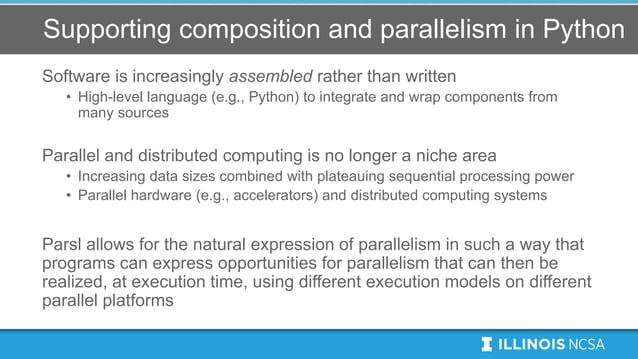 Parsl: Pervasive Parallel Programming in Python | PPT