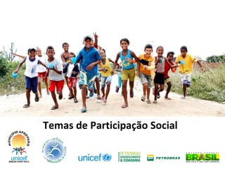 capa Temas de Participação Social  