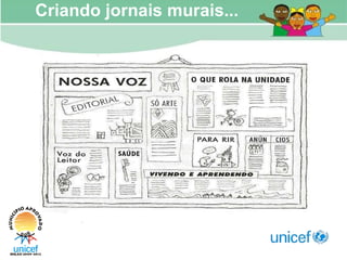 Criando jornais murais... 
