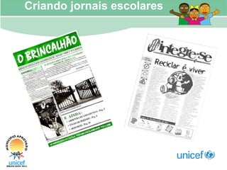 Criando jornais escolares 