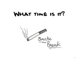 What time is it?




                   11
 