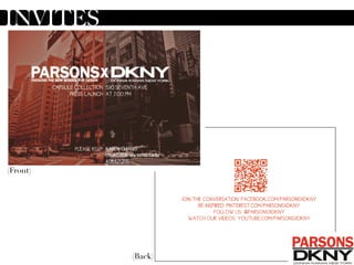  	
  INVITES
(Front)
(Back)
 