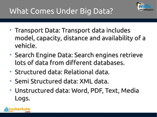 Big data ppt presentation of Big data p | PDF