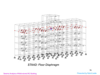 Part-I: Seismic Analysis/Design of Multi-storied RC Buildings using ...
