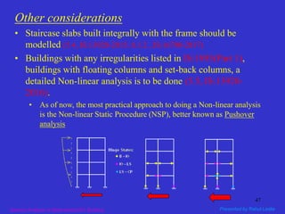 Part-I: Seismic Analysis/Design of Multi-storied RC Buildings using ...