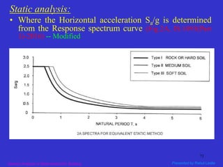 Part-I: Seismic Analysis/Design of Multi-storied RC Buildings using ...