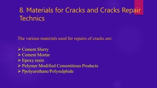 Part-1 Restoration and rehabilitation, repairs of the structures | PPTX