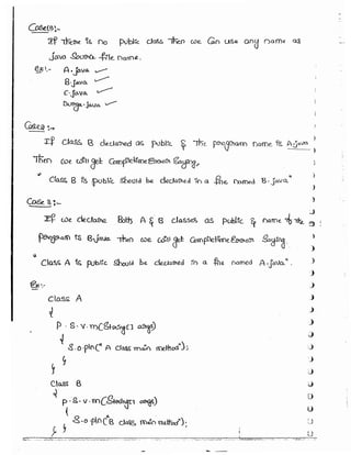 Part 1 (durgasoft scjp notes) www.javaera.com