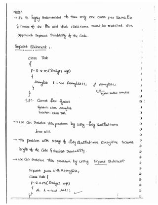 Part 1 (durgasoft scjp notes) www.javaera.com