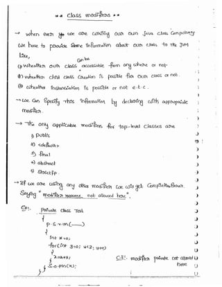 Part 1 (durgasoft scjp notes) www.javaera.com