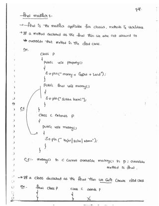 Part 1 (durgasoft scjp notes) www.javaera.com