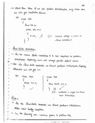 Part 1 (durgasoft scjp notes) www.javaera.com