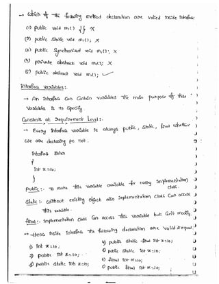 Part 1 (durgasoft scjp notes) www.javaera.com