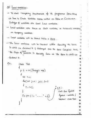 Part 1 (durgasoft scjp notes) www.javaera.com