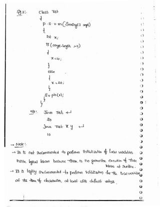 Part 1 (durgasoft scjp notes) www.javaera.com