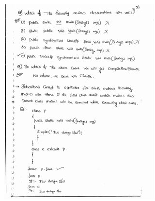 Part 1 (durgasoft scjp notes) www.javaera.com