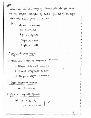 Part 1 (durgasoft scjp notes) www.javaera.com