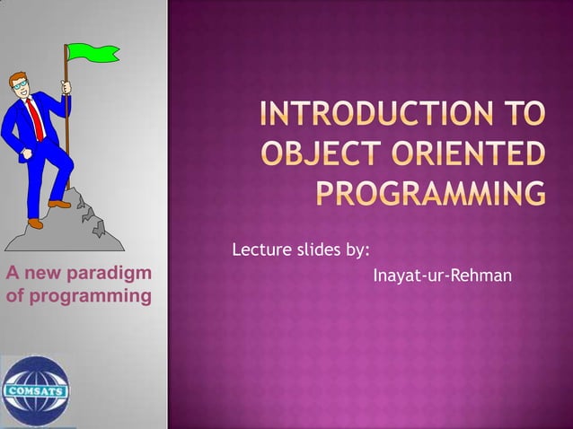 Introduction to object oriented language | PPTX | Programming Languages ...