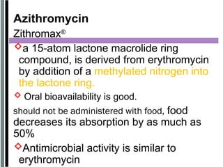 Comprehensive Overview of Macrolide, Polypeptide, and Aminoglycoside ...